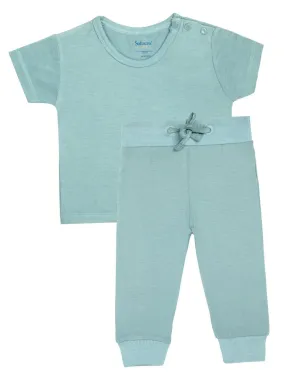 Aquifer Teal Bamboo Top & Bottoms