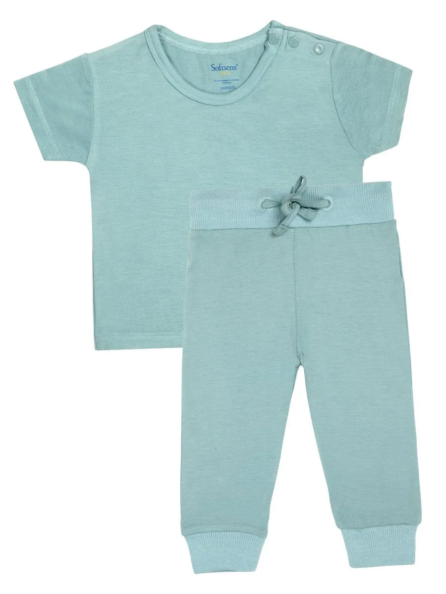 Aquifer Teal Bamboo Top & Bottoms