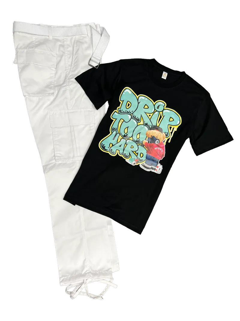 Black Men's Graphic Tees 100% Cotton