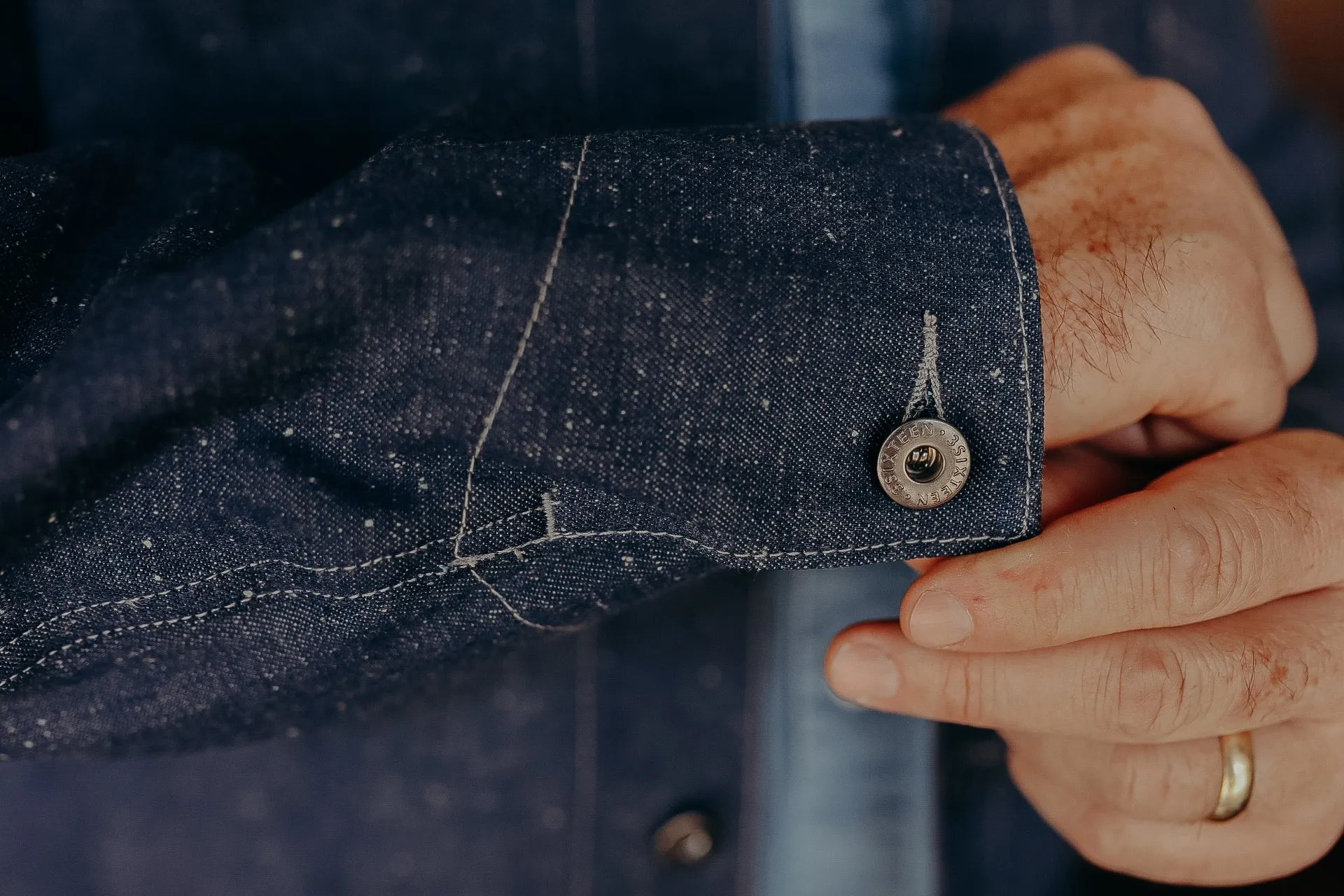 Chore Jacket-Nep Denim