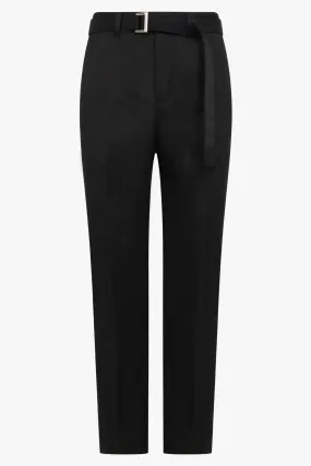 COTTON CHINO PANTS | BLACK