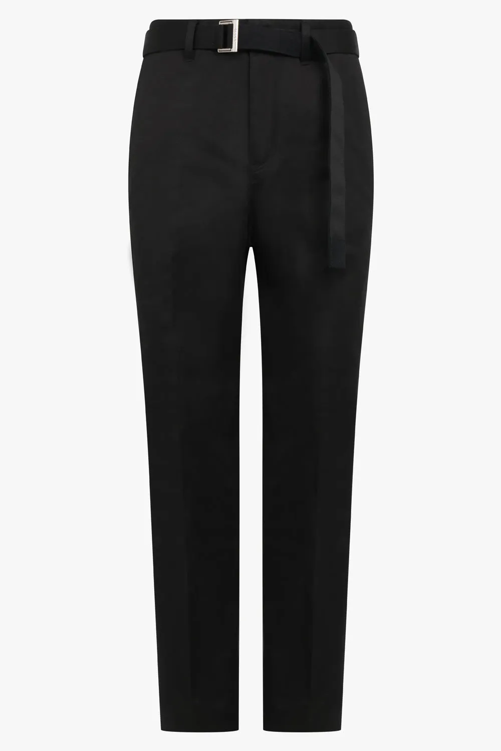 COTTON CHINO PANTS | BLACK
