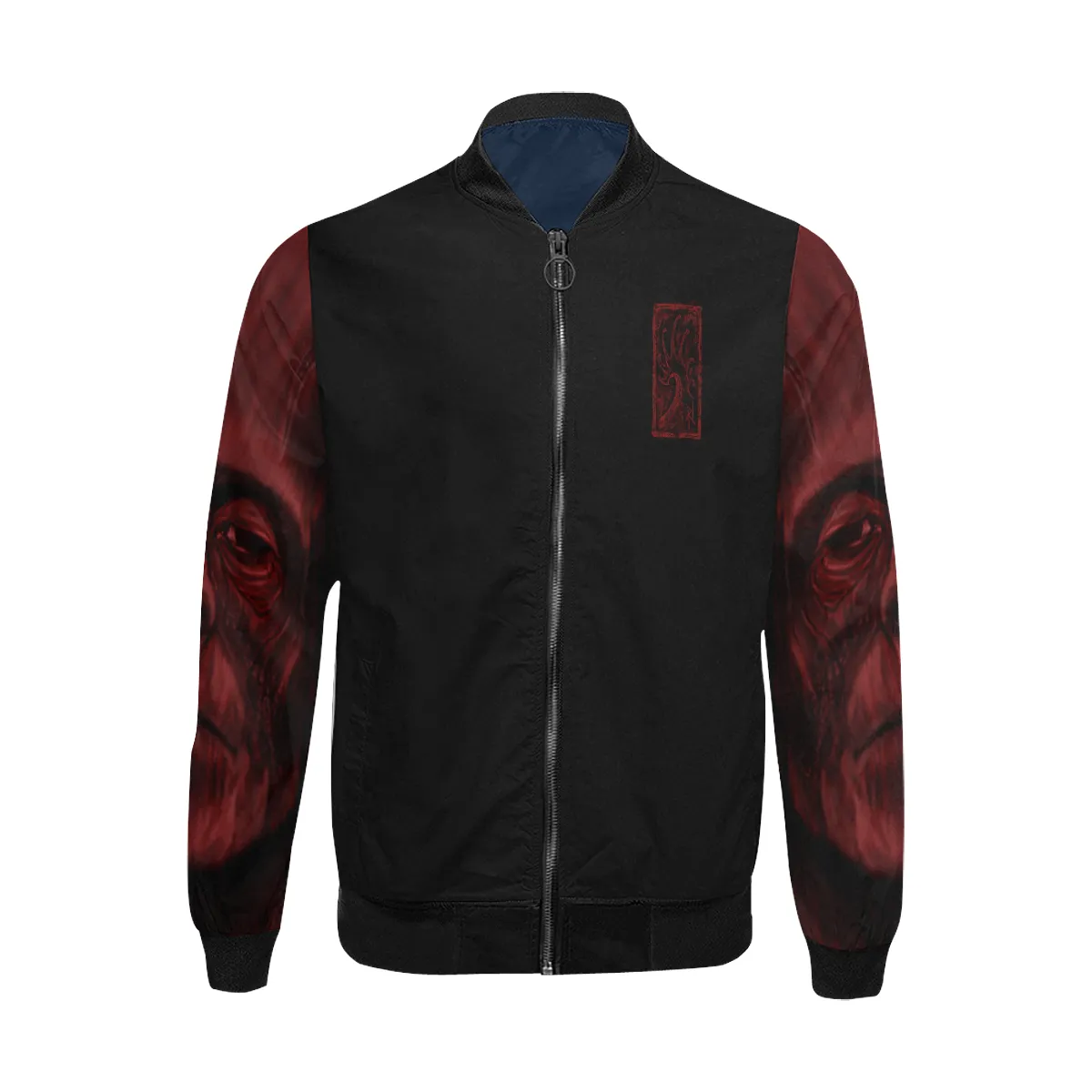 Frankenstein Red Water Bomber Windbreaker Jacket