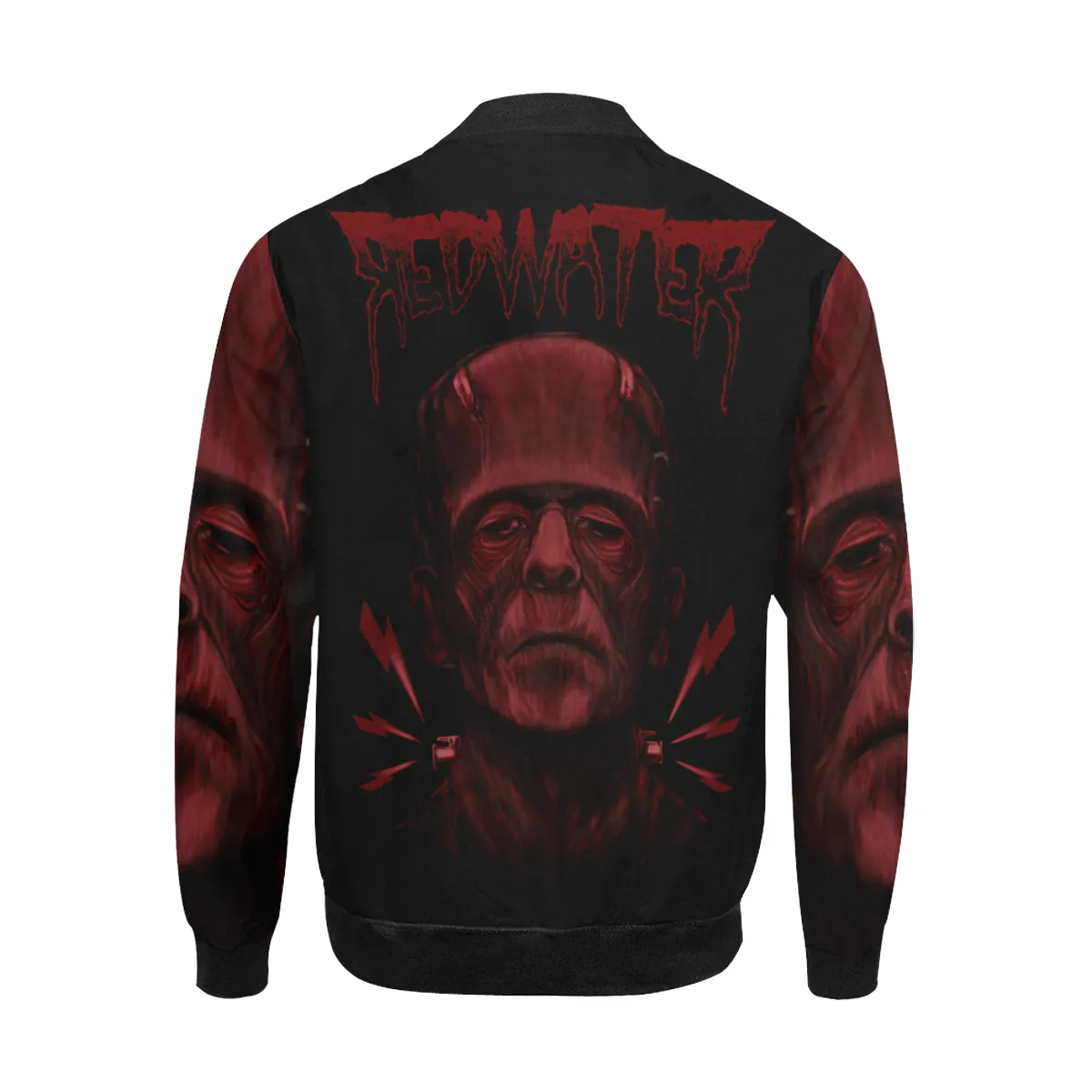 Frankenstein Red Water Bomber Windbreaker Jacket