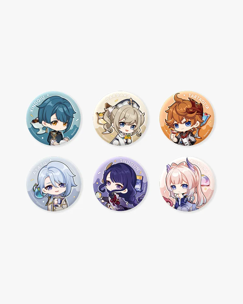 Genshin Impact© Sweet Summer Series Chibi Character Badge