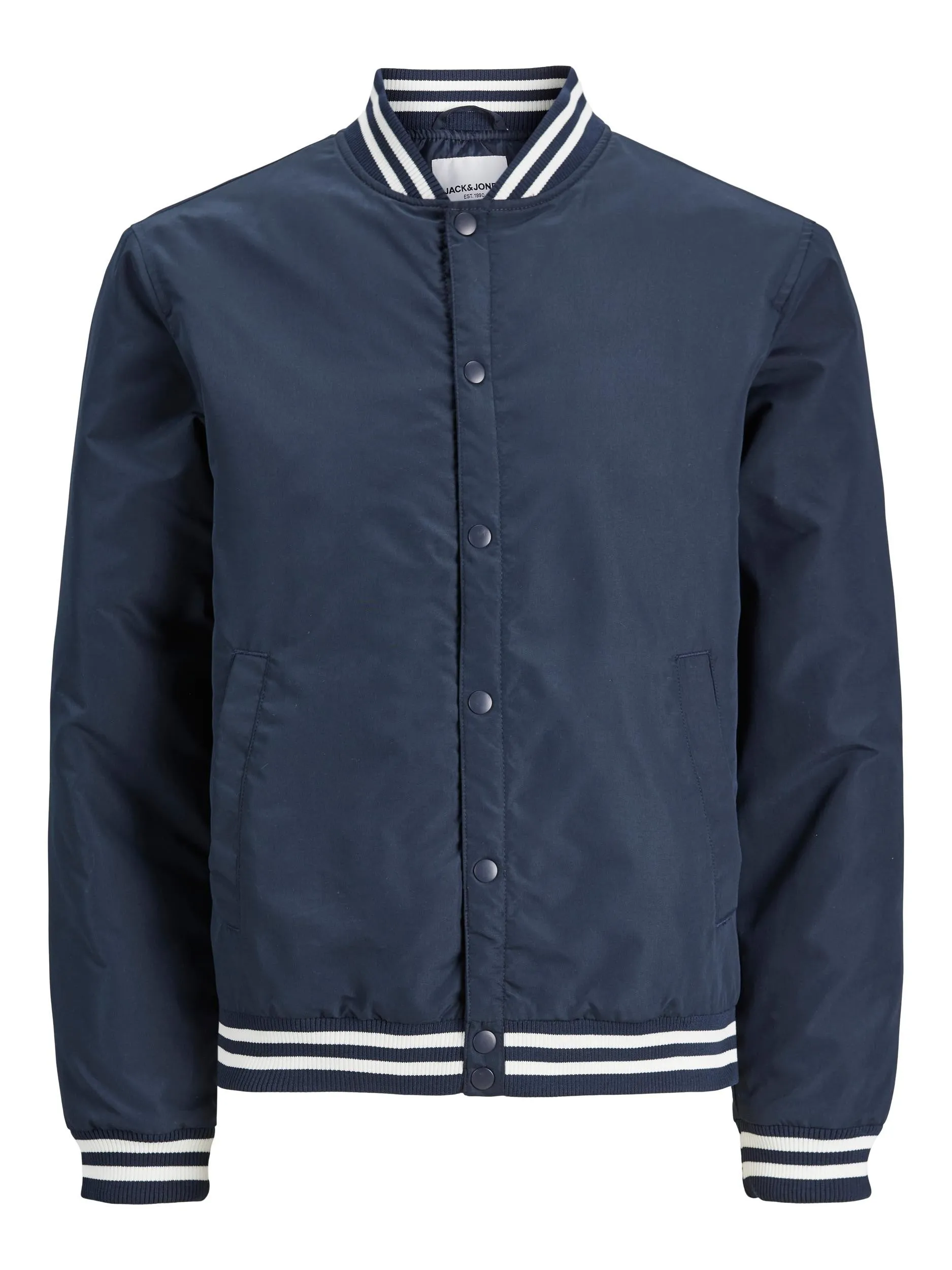 Jack & Jones Warrior Bomber Jacket-NAVY BLAZER