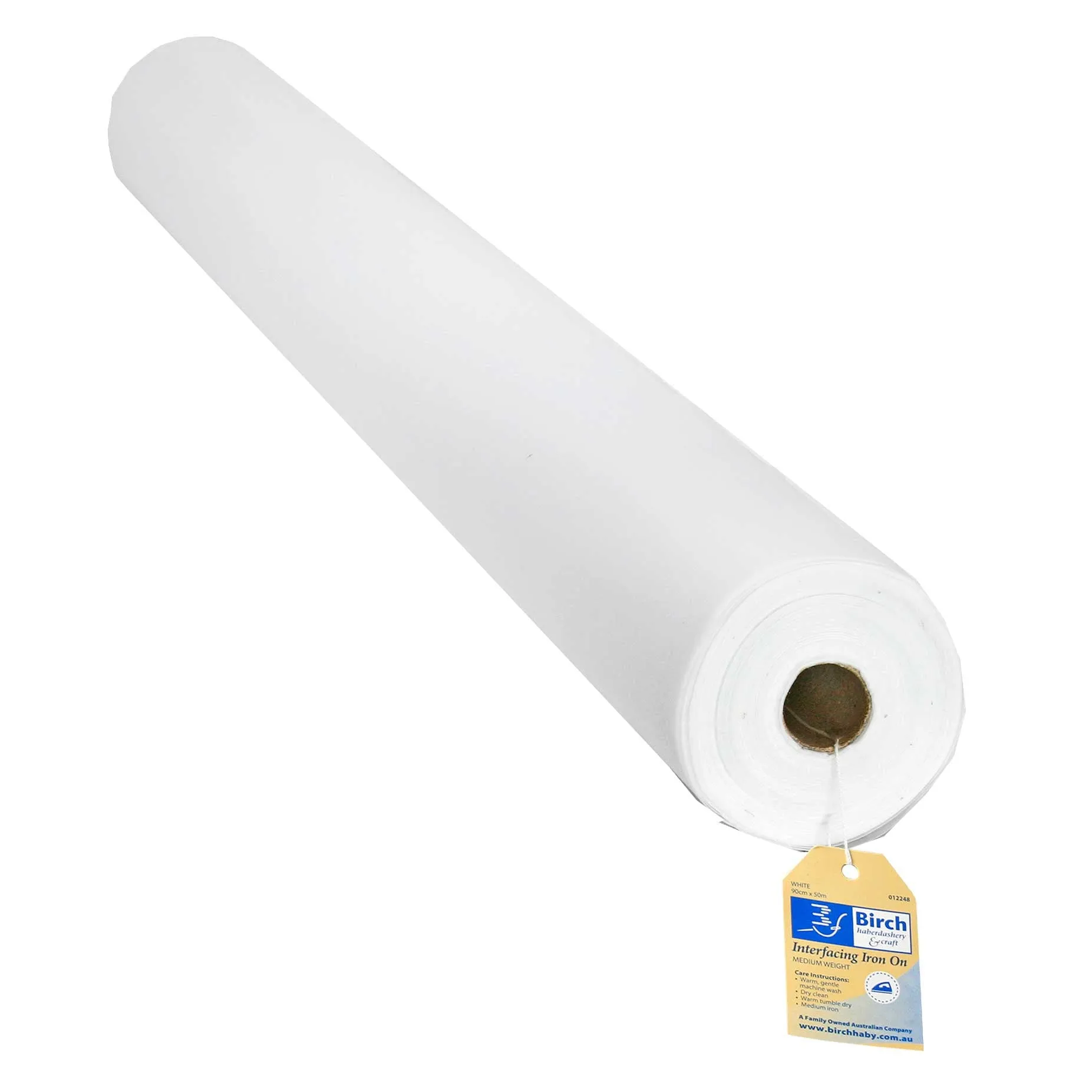 Light-weight Iron-on Interfacing - WHITE