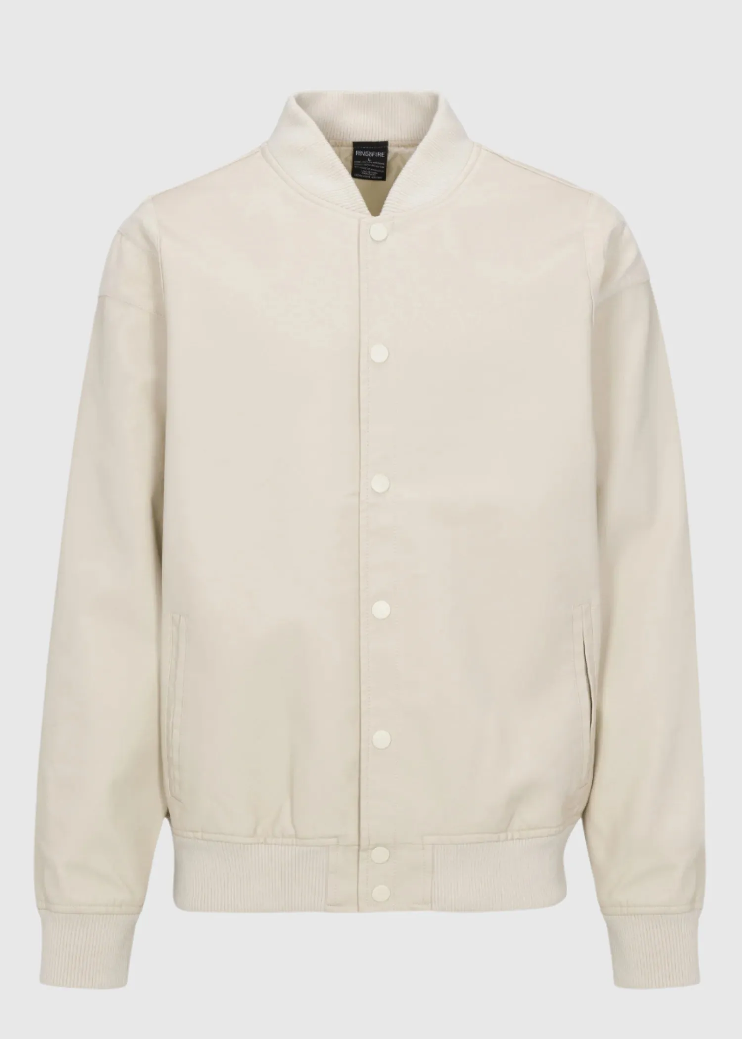 MEN'S JONAH FULL PU VARSITY JACKET