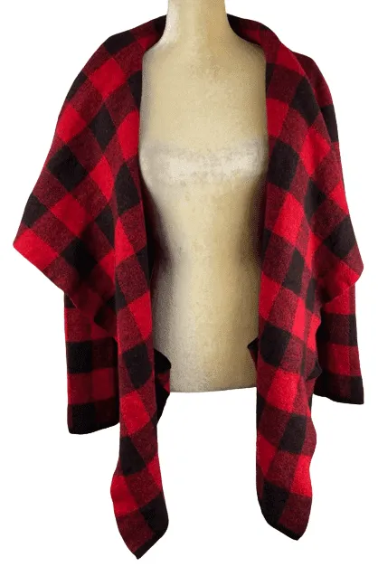 Ralph Lauren women's red/black plaid cardigan size XXL