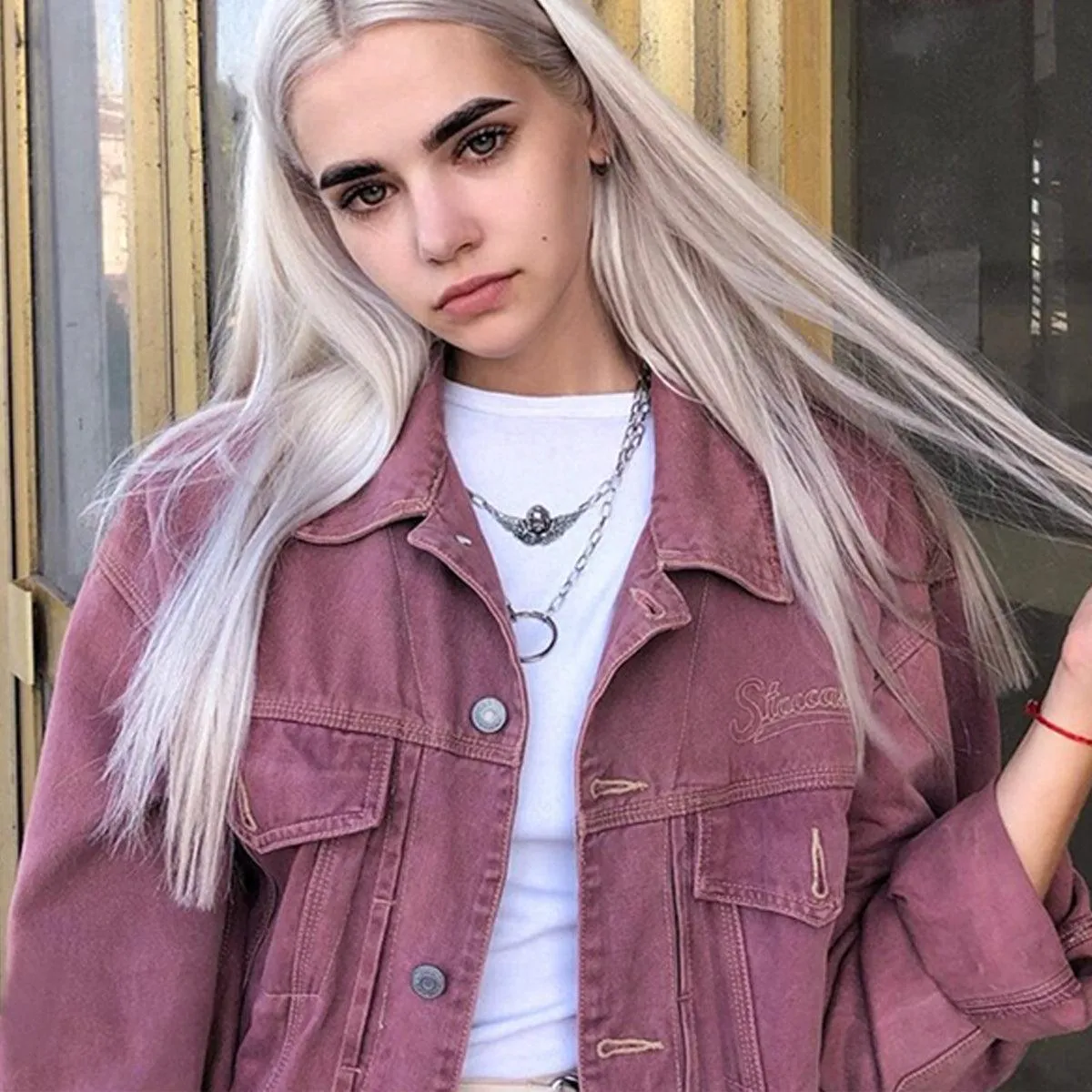 Staccato Vintage Pink Washed Jacket